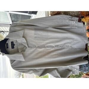 Bergamo New York Men's Dress Shirt Size 18 34/35